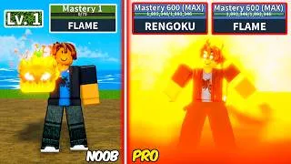 Thumbnail: Level 1 to Max Level using only Flame Power | Unlocked Human V4 and F2P