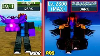 Thumbnail: Level 1 to Max Level using only Dark Fruit | Unlocked Ghoul V4 and Dark Coat & F2P