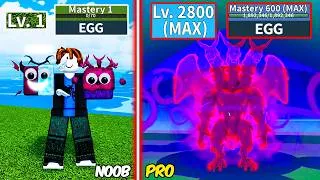 Thumbnail: Level 1 to Max Level as Bacon using only Fruit in Easter Shop | Mink V4 with Zero Robux & F2P