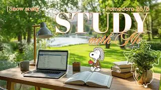 Thumbnail: ☀️ 2-HOUR STUDY WITH ME on a SUNNY MORNING | 🍃 Forest Ambient Sounds, Relaxing Piano | Pomodoro 25/5