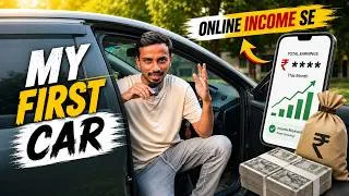 Thumbnail: I Bought My First Car with Online Income! 🚗 | Tata Nexon