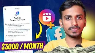 Thumbnail: Facebook Creator Fast Track | Earn $3000/Month | Content Monetization | Insta & YouTube Creators