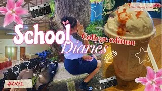 Thumbnail: School Diaries//College Edition//001📚📝