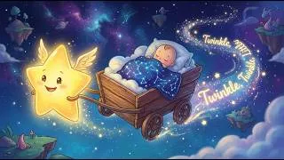 Thumbnail: ⭐ Twinkle Twinkle Twinkle Star ⭐ Baby Song Lullaby | Calming Sleep Music for Peaceful Bedtime Hours🌙