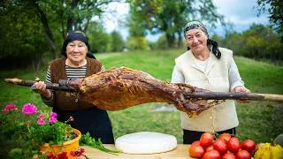 Thumbnail: Grandma Roasts Whole Lamb! 🔥 Homemade Cheese & Yoghurt Recipes