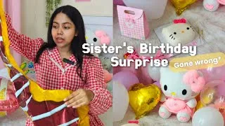 Thumbnail: Sister's Birthday Surprise Gone Wrong 😭| Unexpected Twist!😱