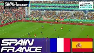 Thumbnail: France vs Spain | eFootball PES 2021 World Cup Mode Gameplay Simulation