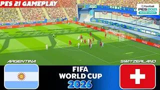 Thumbnail: eFootball PES 2021 | Argentina vs Switzerland - World Cup Mode Gameplay Simulation