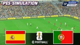 Thumbnail: eFootball PES 2021 | Spain vs Portugal - World Cup Mode Gameplay Simulation