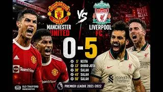 Thumbnail: SALAH DESTROYS MAN UNITED! 😳 Liverpool 5-0 Manchester United #salah  #ronaldo