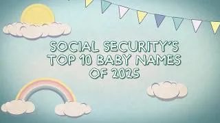 Thumbnail: Top 10 Baby Names of 2025 – Official List