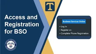 Thumbnail: Access and Registration for BSO