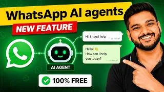 Thumbnail: WhatsApp AI Agent Full Tutorial | 🔥New WhatsApp Feature | Social Seller Academy