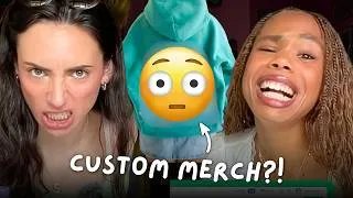 Thumbnail: We tried to design our MERCH with Cricut... 😭