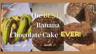 Thumbnail: The BEST Moist Banana Chocolate Cake Recipe/ Easy Homemade Cake For Beginner 