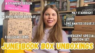 Thumbnail: Epic June Book Unboxing! 📦 8 Boxes including FairyLoot, Illumicrate & The Divergent Special Editions
