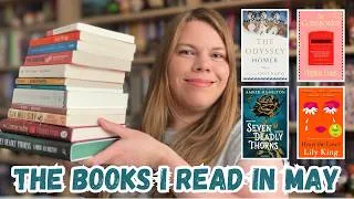 Thumbnail: I only read ONE book from my May TBR... but I read 11 others instead!
