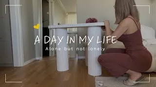 Thumbnail: My Living Alone Diaries 🌷| Alone But Not Lonely, Resetting My Home & Romanticizing a Solo Day