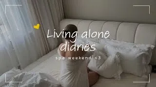 Thumbnail: My Living Alone Diaries | Peaceful morning and spa weekend 🌷