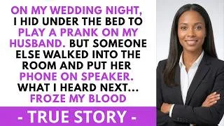 Thumbnail: On My Wedding Night I Hid Under The Bed To Prank My Husband, But The Person Who Walke |Soft Revenge