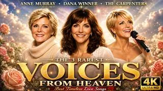 Thumbnail: The 3 Rarest Voices Anne Murray, Dana Winner & The Carpenters 🌹 Best Timeless Love Songs (4K)