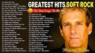 Thumbnail: Michael Bolton, Air Supply, Rod Stewart, Phil Collins, Bee Gees - Soft Rock 70s 80s 90s Playlist