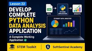 Thumbnail: Develop Complete Python Data Analysis Application | Learn Python in 5 Minutes | STEM Toolkit