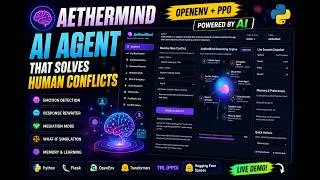 Thumbnail: 🧠 AI Agent for Conflict Resolution | OpenEnv + PPO + HuggingFace #ai #agent #coding