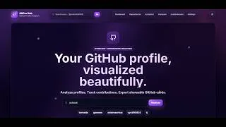 Thumbnail: Build a GitHub Analytics Dashboard with React & GitHub API 🔥#github #api #coding