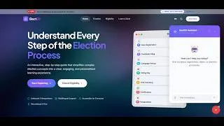 Thumbnail: 🗳️ Election Process Education Assistant using React + Gemini AI #ai #react #coding