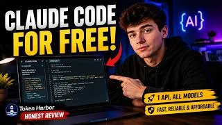 Thumbnail: How to Use Claude Code WITHOUT Subscription Free API Setup 2026-Token Harbor Review