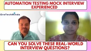 Thumbnail: How to Crack an Automation Testing Interview | Mock Session | Mock Interview for Automation Testers