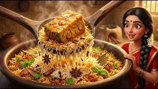 Thumbnail: 🍚 Traditional Jackfruit Biryani Cooked In A South Indian Village🌿 Most Flavorful Jackfruit Biryani