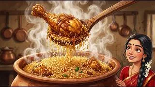 Thumbnail: 🍗Traditional Chicken Biryani Cooked In A South Indian Village🔥 Authentic Chicken Biryani #cooking