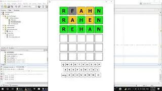 Thumbnail: How to make wordle game in java - Apache Netbeans