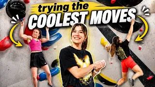 Thumbnail: We tried the coolest boulders in the gym