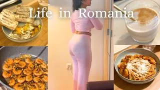 Thumbnail: Living alone diaries | Days in my life in Romania |  Grocery shopping Cooking  Life of an introvert