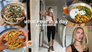 Thumbnail: What I Eat In A Day as a Nutritionist | Healthy, high protein & balanced | Easy, comforting meals