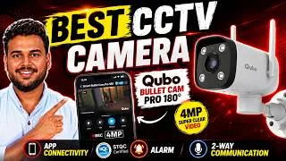 Thumbnail: Best Outdoor CCTV Camera 2026 - Qubo Bullet Cam Pro 180° | Qubo outdoor CCTV Camera in India