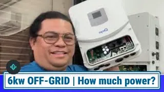 Thumbnail: Heto na! DEYE 6kw FULL OFF-GRID 6kw SOLAR POWER INVERTER! 
