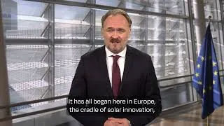 Thumbnail: EU Commissioner for Energy and Housing, Dan Jørgensen, European Solar Day 2026