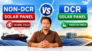 Thumbnail: DCR vs Non-DCR Solar Panels: Kya Fark Hai? | Solarsure