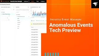 Thumbnail: Security Event Manager | Anomalous Events Tech Preview