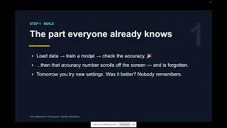 Thumbnail: Building a Production Ready MLOps Pipeline: ML Model to API Deployment with Yashaswi K. and Eric N.