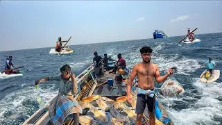 Thumbnail: 🔥 They Went Squid Fishing With ZERO Safety Gear… | Deep Sea Survival 🦑🌊