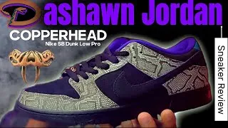Thumbnail: Nike SB x Dashawn Jordan Dunk Low “Copperhead” Review | Arizona Heritage Snakeskin Details & On Feet