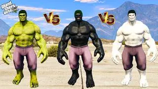 Thumbnail: Team Green Hulk Vs Team Black Hulk Vs Team White Hulk In GTA 5