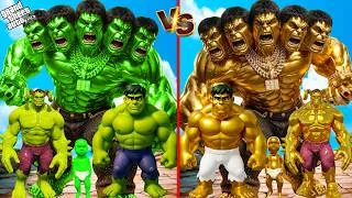 Thumbnail: Franklin Growing Biggest Green Hulk Vs Gold Hulk Family In GTA 5