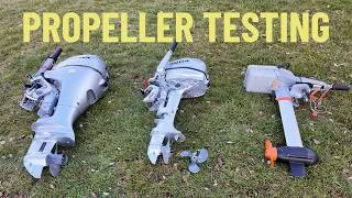 Thumbnail: Propeller Testing - Torqeedo 1103, Honda 6HP (BF6) & Honda 10HP (BF10) on a Excel Ventura 290 SIB