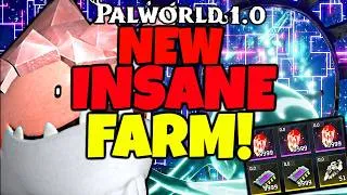 Thumbnail: This NEW Farm Gives You INSANE LOOT in Palworld 1.0 - World Tree Holy Water, Ancient Relics & Gems!